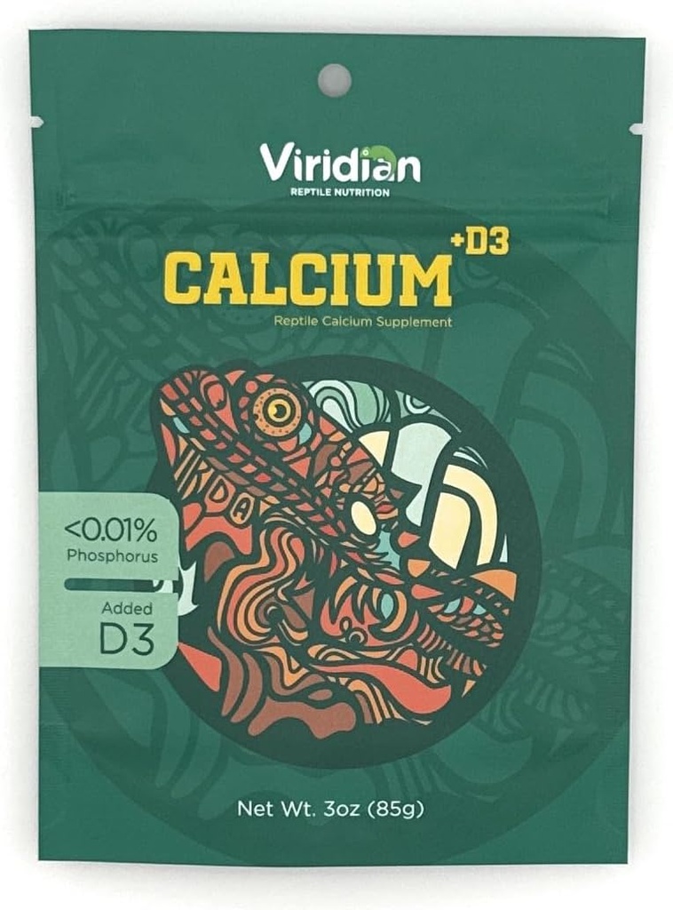 Viridian Reptile - Reptileelli Supplement with D3 (3, Ounces)