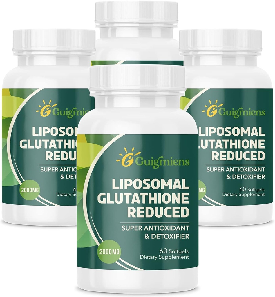 Liposomal Glutathione 2000 MG,10x Better Abxia,Glutathione Supplement with Hyaluronic Acid + Collagen Peptide + Resveratrol,Powerful Antioksi,Sağlık Aging,Immune Health,240