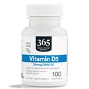 365 by Whole Foods Market, D3 Softgels, 1000 IU, 100 CT