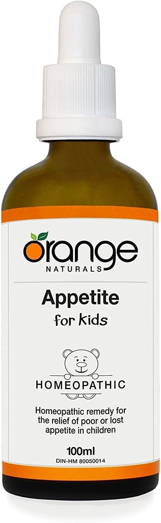 Çocuklar için Orange Naturals Homeopathic Appetite, 3.38 Akışkanlar Ounce