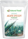 Z Doğal Gıdalar Organik Agave Inulin Toz, Doğal Fiber Tamam, İçmeler için Prebiyotik Superfood Toz ve Tarifler, Raw, Non-GMO, Vegan, Gluten-Free, Kosher, 1 lb