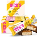 Nick's Chocolate Caramel protein Bars – 12.Count Box | Yüksek Protein, Low Calories, Low Carbs, Keto Friendly, No add Sugar