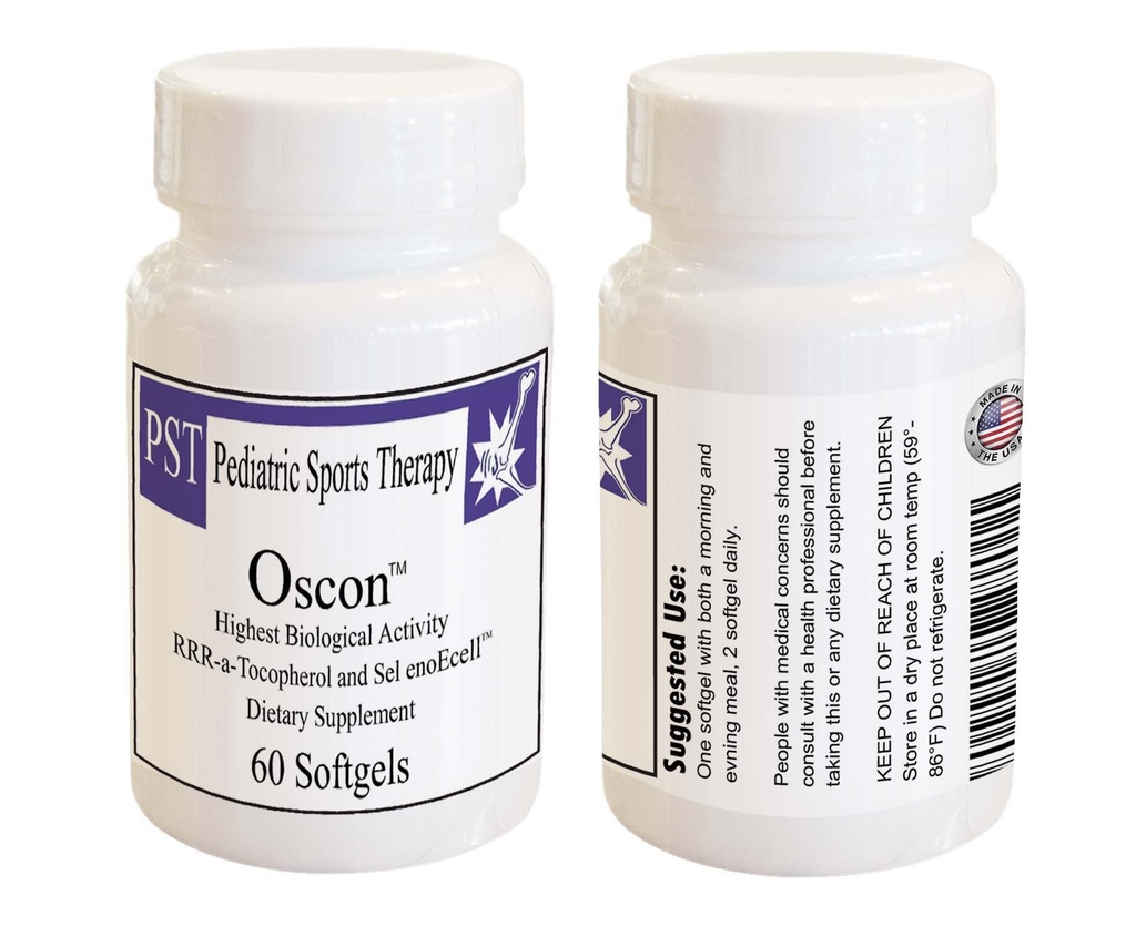 Oscon 60 ct - RR-a-tocopherol & Selenium Nutraceutical Supplement