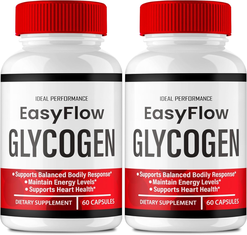 Easy Flow Glycogen Υποστήριξη Κάψουλες - Επίσημη Formula Glycogen Υποστήριξη EasyFlow Χάπια, Easy Flow - Μέγιστη δύναμη, Glyco Optimizer Χάπια, Γενική Υγεία, Easy Flow Κάψουλες Κριτικές (2 Pack)