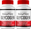 Easy Flow Glycogen Support Capsules - Resmi Formula Glycogen Support EasyFlow Pills, Easy Flow - maximum Strength, Glyco Optimizer Pills, Genel Sağlık, Easy Flow Capsules (2 Pack)