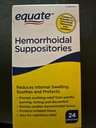 Equate Hemorrhoidal Suppositories 24 Ct Tarafından Equate