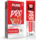 PURE KICK PRO Hydration Electrolyte Drink Mix, Strawberry Ice Pop, Her Box'da 6 Packets ile 1 Box içerir