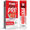 PURE KICK PRO Hydration Electrolyte Drink Mix, Strawberry Ice Pop, Her Box'da 6 Packets ile 1 Box içerir