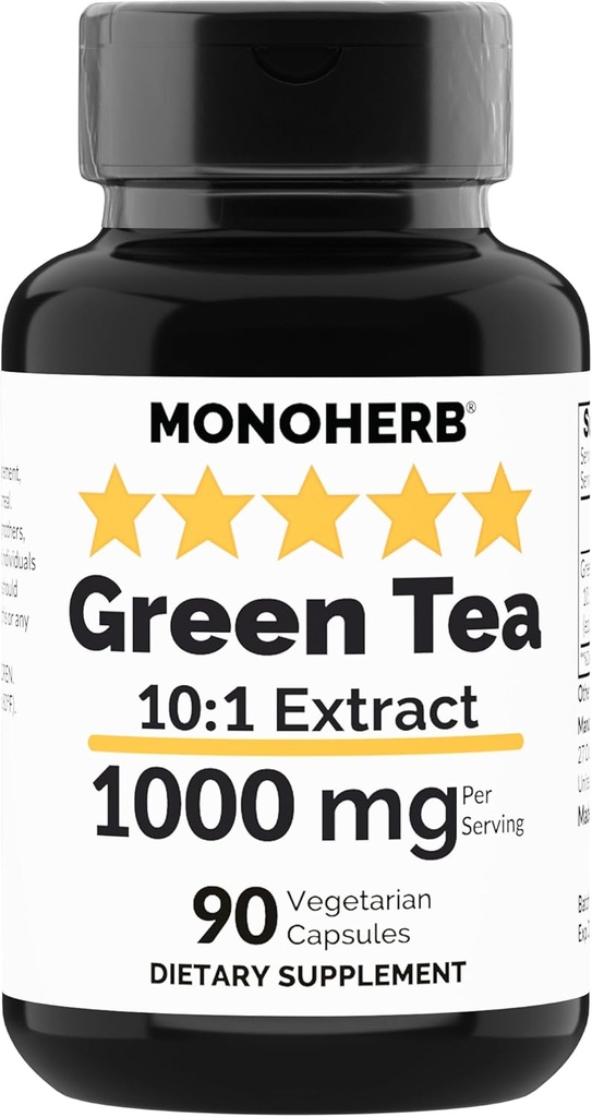 MONOHERB Yeşil Çay 1000 mg - 90 Vegetarian Capsules