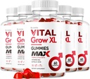 (5 Pack) Vital Grow XL Erkek Gummies - Erkeklerin Performansı Gummies 1050MG VitalXL Mix, Vital Growth Gummy Advanced Formula, 5 Ay için 300 Gummies