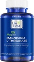Magnezyum L-Threonate Capsules, Original Patented MagteinTM Form of Magnezyum (Mg), Memory, Cognition ve Uyku Kalitesini Geliştir (90 Capsules)