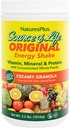 NaturesPlus Πηγή Ενέργειας Ζωής Shake - 2,2 lbs Multivitamin, Mineral & Protein Powder - Granola Flavor - Πλήρης αντικατάσταση γεύματος τροφίμων - Μη-GMO, χορτοφάγοι, χωρίς γλουτένη - 26 Σερβιέτες