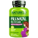 NATLO Prenatal Multivitamin, Cent Chelated Iron, Metil Folate, Plantuba & Choline - Vegan, Vegetarian - Non-GMO - Gluten Free - 180 Capsules - 2 Ay Supply