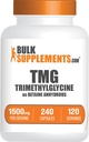 BulkSupplements.com TMG Capsules - Trimethylglycine as Betaine Anhydrous, TMG Supplement - Gluten Free, 2 Capsules per Serving (1500mg), 240 Count (Pack of 1)
