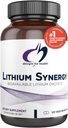 Health Lityum Synergy için tasarımlar - TMG + B12 Torchcobalamin ile 5 mg Lityum Orotate - Bio available Mood + Metilasyon Desteği Tamam, Non-GMO + Vegetarian (120 Capsules)