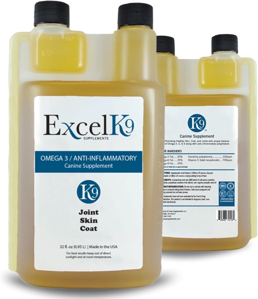 Excel Supplements Canine Supplement - Ortak Hareketlilik, Cilt ve Ortaklar için Köpek Tamamı