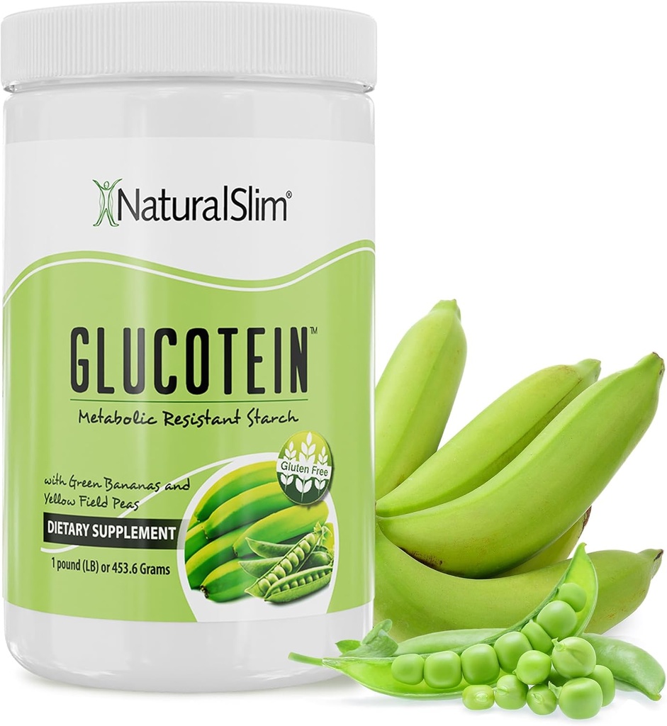 Green Banana Flour Organik & Pea Starch Mix Glucotein Toz - Non-GMO & Gluten Free - 16 Hizmetler