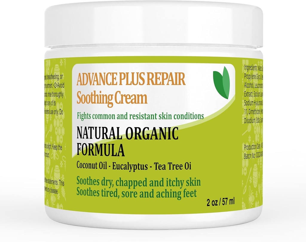 Heat Rash Cream, Organik Manuka Honey ve Çay Ağacı ile, Eczema Krem, Erkekler ve Kadınlar için, Çocuklar, Yetişkinler, Soothes Nappy Rash, Anal Itch, rahatlar Soreness, Non-irritating Sensation