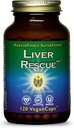 HealthForce SuperFoods Liver Rescue - Natural Liver Cleanse - με Ρίζα Γαϊδουράγκαθου & Δαντελιάς - Χωρίς γλουτένη & Vegan - 120 κάψουλες