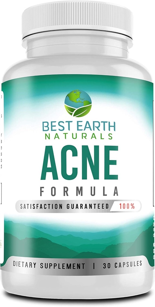 En İyi Dünya Naturals AcneSupplement Formula Blemish Blocker Clear, Radiant, Sağlıklı Skin + 30 Count'tan Blemishes
