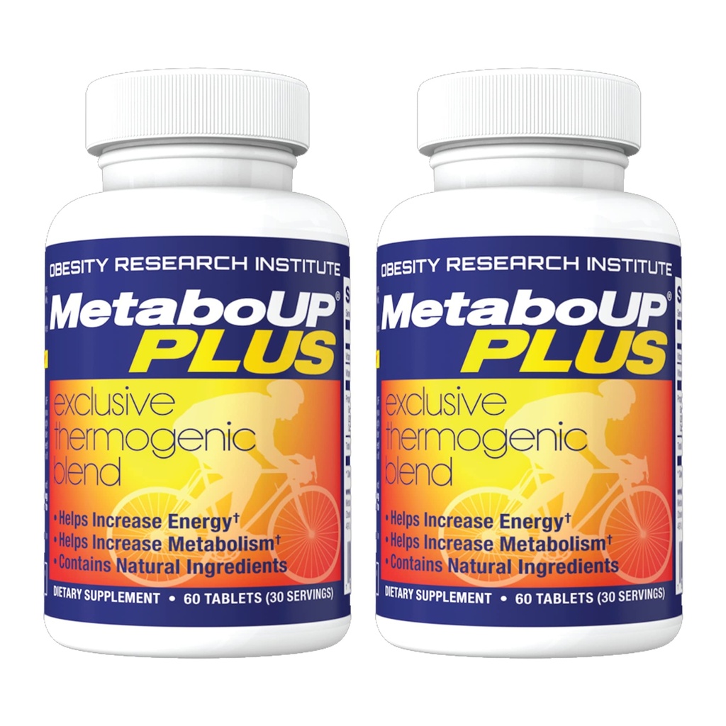 Lipozene MetaboUP Plus - 2 60 Ct Şişeler - Termogenik Kilo Kaybı - Enerji ATM Pills
