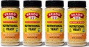 Bragg Beslenme Yeast Seasoning – Vegan, Gluten Ücretsiz Peynir Flakes – Protein ve Vitaminlerin İyi Kaynağı – Nutritious Savory Parmesan Cheese Substitute – Non GMO TY, 4.5 Ounce, 4-Pack