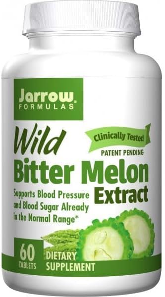 Jarrow Formulas Wild Bitter Melon Extract 1.500 mg, Diyet Tamam, 60 Tablet, 30 Günlük Supply