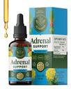 HERBAMAMA Adrenal Support Liquid Drops - Vegan Adrenal Tincture with Ashwagandha Root & Rhodiola Rosea Extract - Non-GMO, Alkol & Sugar-Free Supplement - 28-Day Supply