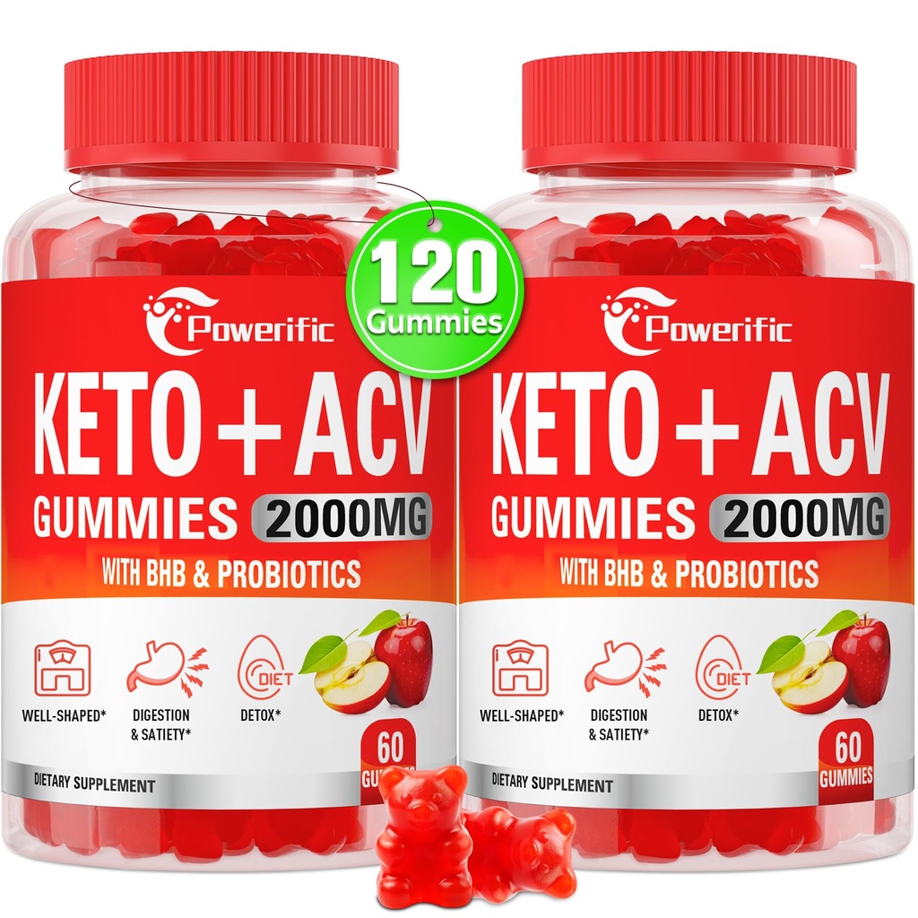 Τσίχλες μηλίτη μηλίτη, GLP-1 υποστήριξη Keto ACV Gummies Max Strength 2000mg μηλίτη μηλίτη με τη μητέρα, τα προβιοτικά και τη βιταμίνη B12, για την πέψη, τον μεταβολισμό, την κάθαρση και τη δίαιτα Detox (2 συσκευασίες)