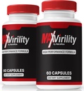 NutraRize (2 Pack) MaxVirtitude, MaxVirtitude High Performance Formula Pills, All- Natural Supplement to Support Muscle Health and General Wellness, Resmi Pastillas Yorumlar (120 Capsules)
