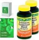 Echinacea Goldenseal Mix Diyetary Supplement, 900 mg, 75 Ct Sche with Exclusive Vitamins & Minerals A to Z - Better Ligth&Spring Guide@ (3))
