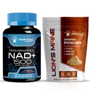 WELLNESS LABSRX NAD+ Capsules 1500 mg - Lions Mane Toz 2000 mg