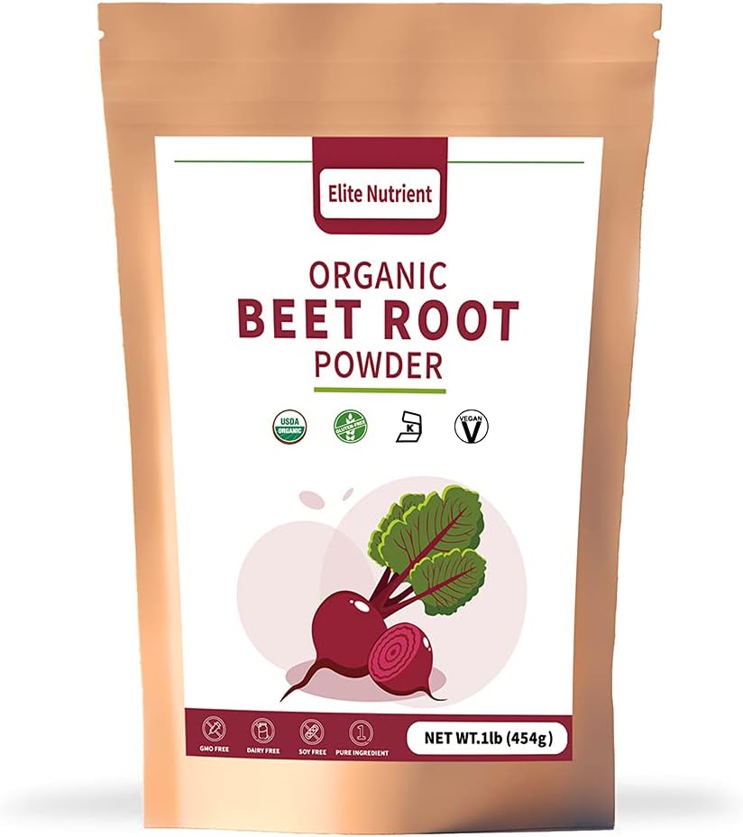 Organik Arıt Kök Toz, Non-GMO, Gluten Free, Vegan Superfood, Nitrik Çimento ATM, Stamina & Geliştirilmiş Egzersiz Performansı (16 oz.)
