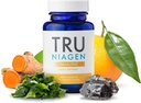 TRU NIAGEN Immune Support Supplement - Daily Defense - Vitamin C Fermentation, Vegan Vitamin D3 2000 IU, çinko, Plus Theracurmin (Curcumin) + Multi Award-Winning NAD Boosting Niagen 150mg 30ct