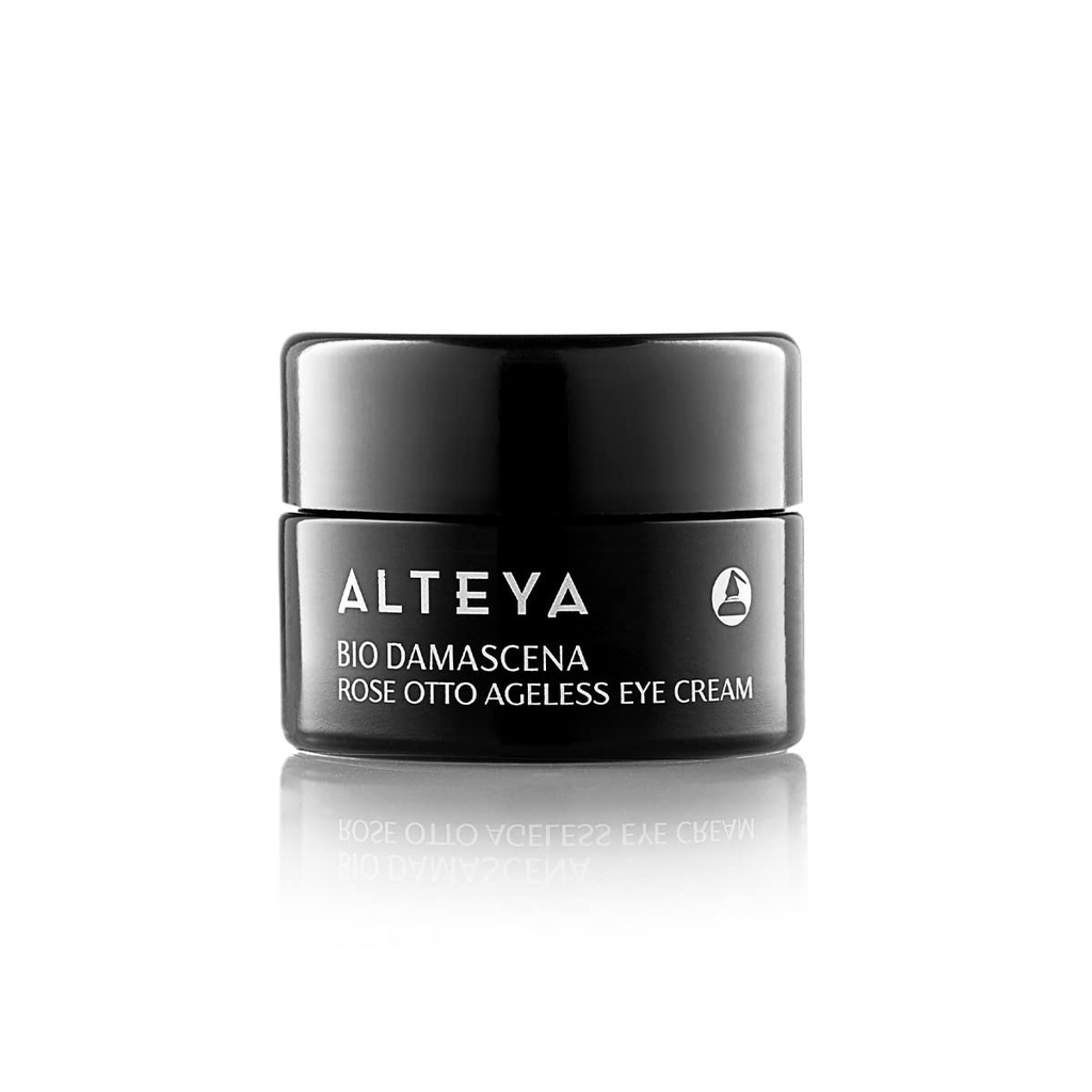 Alteya Organiks Eye Cream sertifikalı Organik Cilt Bakımı 0,51 Fl Oz/15 mL Bio Damascena Ödülü-Winning Ageless Eye Contour Cream With Organic Bulgar Rose Oil Parlaking, Nourishing and firming