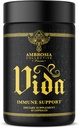 Ambrosia Vida Immunity Support, Elderberry, Vitamin C, Vitamin D ve çinko Supplement, Immune System Alert (60 Capsules)