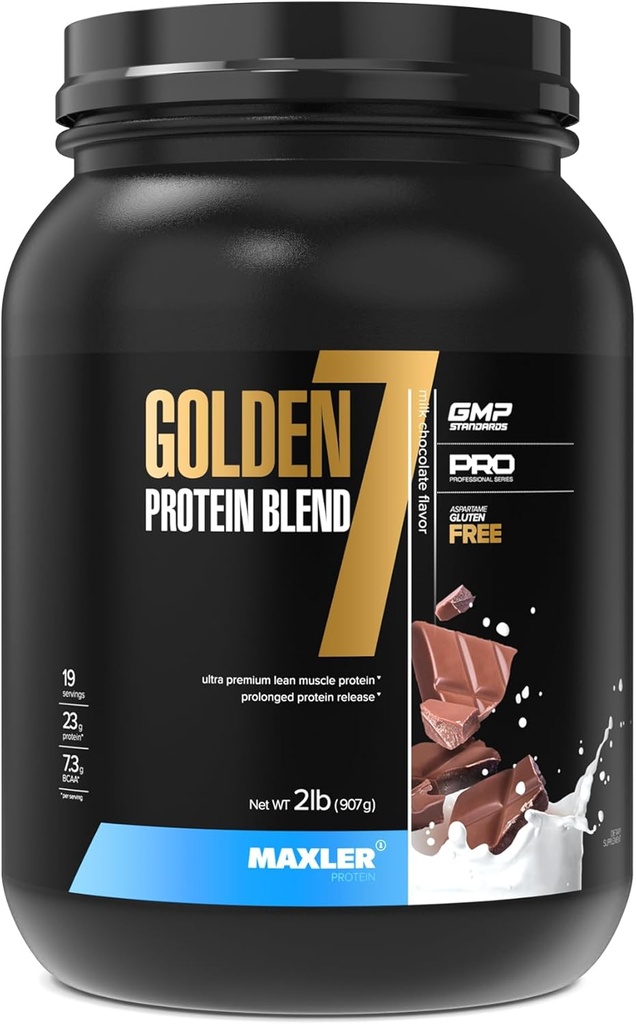 Maxler Golden 7 proteini - Kas Kazanma ve Kurtarma için Protein Toz - Süt Çikolata Protein Toz 2 lb
