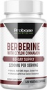 Probase Beslenme Cinnamon Extract ile Berberine - Gluten Free ve Vegan - 120 Capsules - 1200 mg per Service