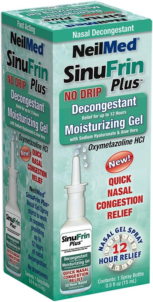 Neilmed Sinufrin Plus Αποσυμφορητικό Ενυδατικό Gel, .5 ρευστή ουγγιά (συσκευασία Μαΐου Vary)