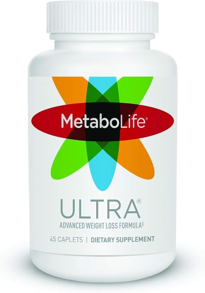 MetaboLife Ultra - Συμπλήρωμα διατροφής - Συμπλήρωμα πείνας για γυναίκες & άνδρες - 800 mg, 45 Caplets