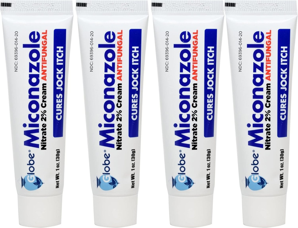 4 Pack) Miconazole Nitrate 2 Antifungal krem, çoğu Sporcu Ayak, Jock Itch, Ringworm ve More. 1 OZ Tube