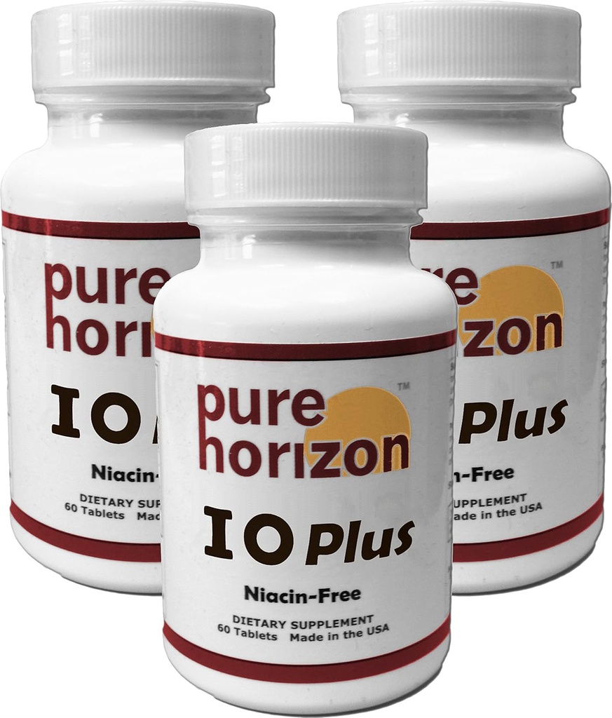 Pure Horizon IOPlus Niacin-Free Iodine συμπλήρωμα - 3 μπουκάλια...