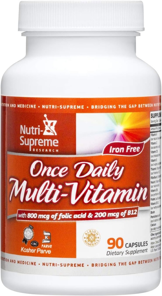 Nutri Supreme Research Once Daily Multi - Βιταμίνη 90 Κάψουλες