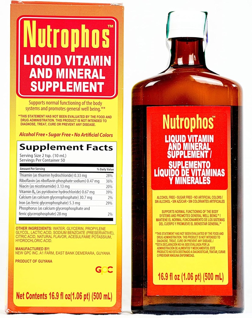 Nutrophos B vitaminleri ve mineralleri 500 ml
