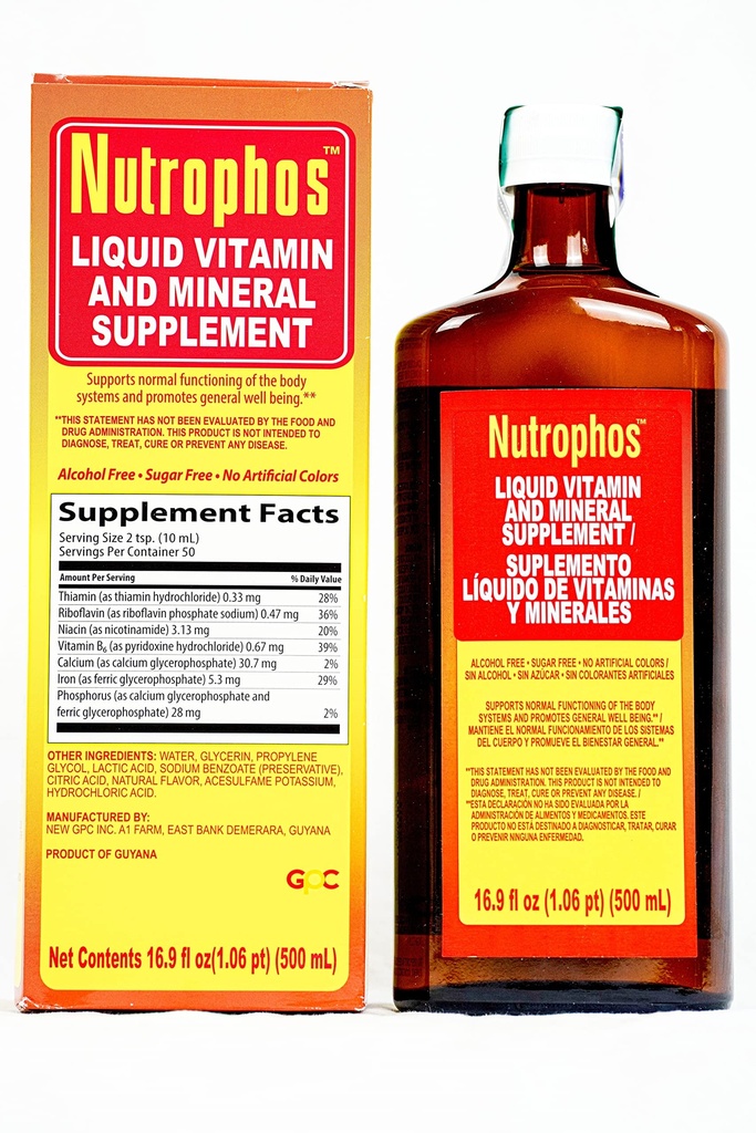 Nutrophos B vitaminleri ve mineralleri 500 ml