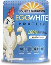 TradeKing 1 lb Egg White Protein Toz Kaynak Beslenmesi - 25 Grams Protein, Lean Muscle, Dairy Free - Vanilla Cream