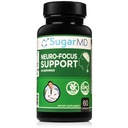 SugarMD Neuro-Focus Support - Συμπληρώματα Υγείας Εγκεφάλου για Μνήμη - Focus and Clarity Formula of Bakopa, Ginkgo, & Bioperine for Γνωστική Υποστήριξη - Μη ΓΤΟ και Χωρίς Γλουτένη - 60 Κάψουλες