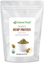 Organik Hemp Protein Toz - Unflavored Unsweetened - Plant Based Superfood for Smoothies, Shakes, Meal Change, Snacks - Raw, Vegan, GMO, Gluten Free - Bulk 5 lb Boyut