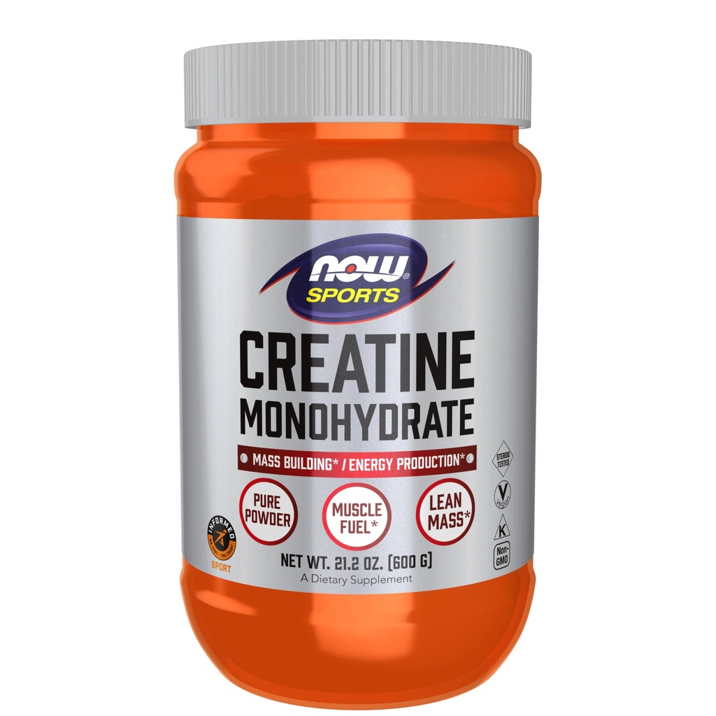 Şimdi Gıdalar Spor Beslenme, Kretine Monohidrat Toz, Mass Building*/Energy Production*, 21.2-Ounce